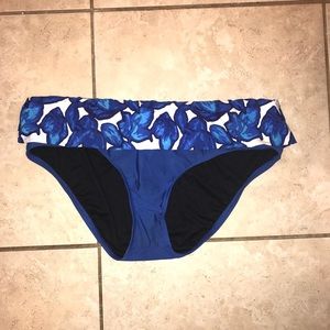Blue bikini bottom